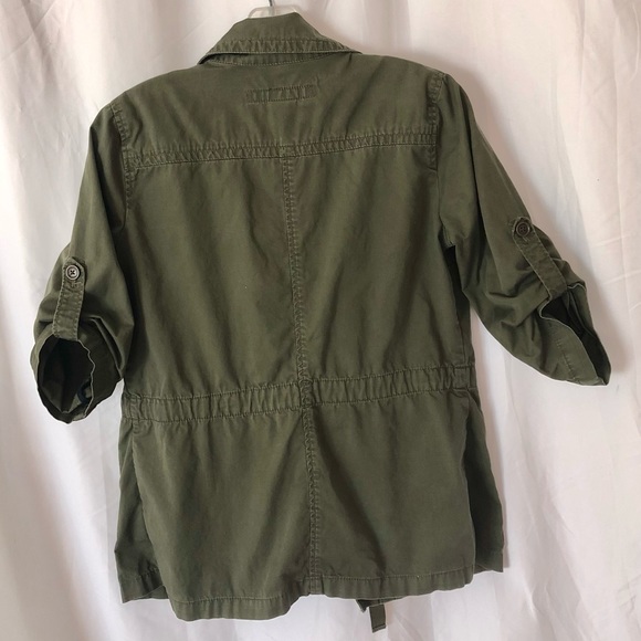 Calvin Klein Jeans green olive jacket, size small / petite, EUC - Picture 5 of 9